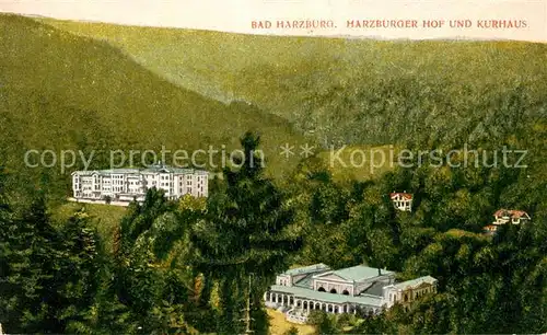 AK / Ansichtskarte Bad Harzburg Harzburger Hof und Kurhaus Kat. Bad Harzburg