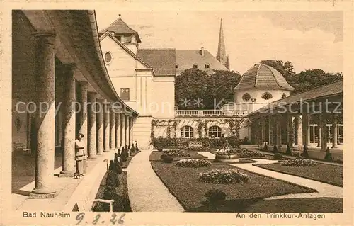 AK / Ansichtskarte Bad Nauheim Trinkkur Anlage Kat. Bad Nauheim