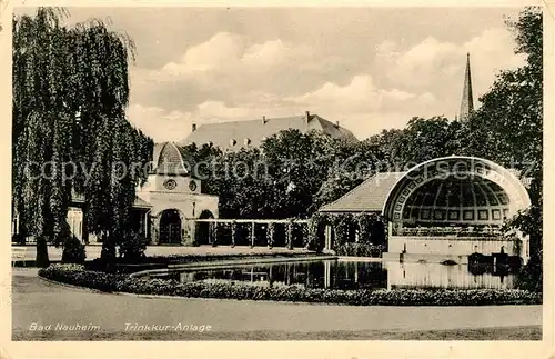 AK / Ansichtskarte Bad Nauheim Trinkkur Anlage Kat. Bad Nauheim