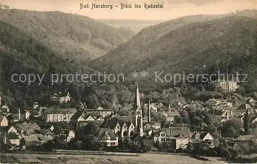 AK / Ansichtskarte Bad Harzburg Blick ins Radautal Kat. Bad Harzburg