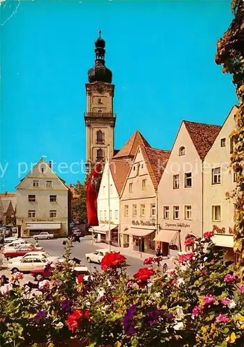 AK / Ansichtskarte Weiden Oberpfalz Oberer Markt mit St. Michael Kat. Weiden i.d.OPf.