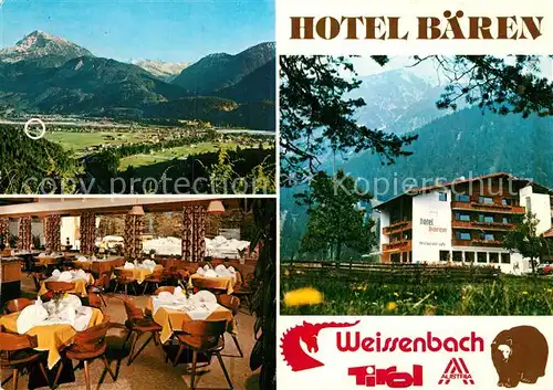 AK / Ansichtskarte Weissenbach Lech Hotel Baeren  Kat. Weissenbach am Lech