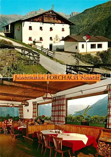 AK / Ansichtskarte Neustift Stubaital Tirol Jausenstation Forchach Kat. Neustift im Stubaital