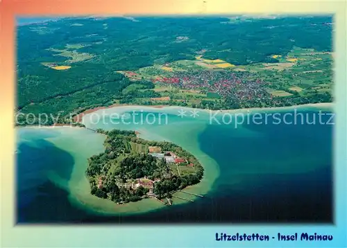 AK / Ansichtskarte Litzelstetten Bodensee Fliegeraufnahme