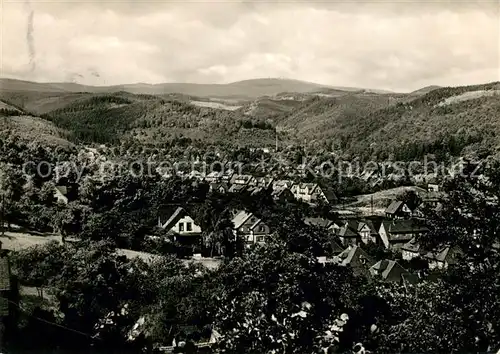 AK / Ansichtskarte Wernigerode Harz Blick ueber Hasserode zum Brocken Kat. Wernigerode