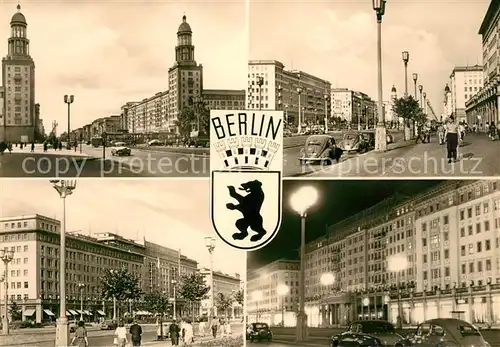 AK / Ansichtskarte Berlin Stalinallee Kat. Berlin