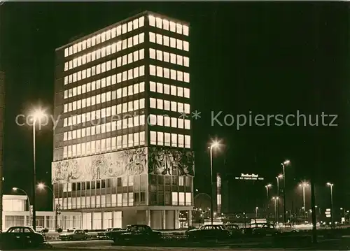 AK / Ansichtskarte Berlin Haus de Lehrers Nachtaufnahme Kat. Berlin