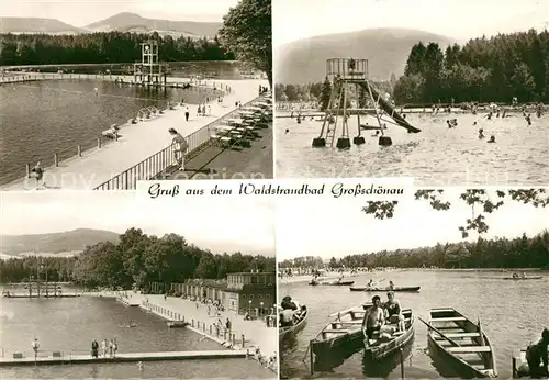 AK / Ansichtskarte Grossschoenau Sachsen Waldstrandbad Kat. Grossschoenau Sachsen