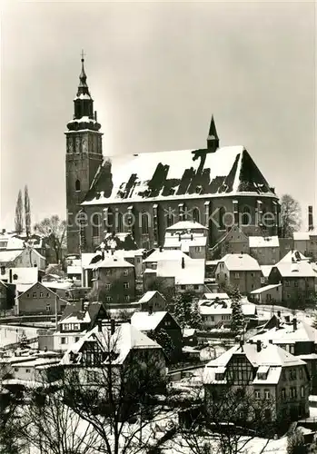 AK / Ansichtskarte Schneeberg Erzgebirge Sankt Wolfgangs Kirche Kat. Schneeberg