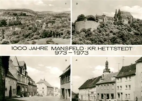 AK / Ansichtskarte Mansfeld Suedharz Lembach Schloss Marktplatz Lutherstrasse Kat. Mansfeld Suedharz