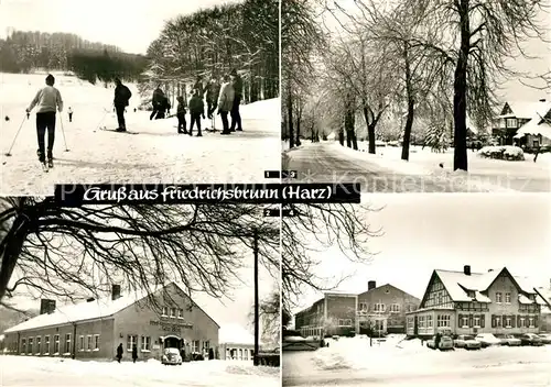 AK / Ansichtskarte Friedrichsbrunn Harz FDGB Verpflegungsstaette Kurt Dillge Rat der Gemeinde Kulturhaus Kat. Friedrichsbrunn