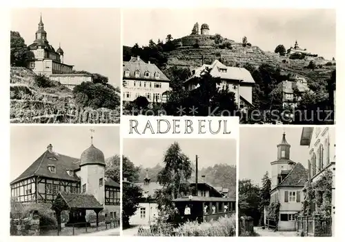 AK / Ansichtskarte Radebeul Schloss Stadtansichten Kat. Radebeul