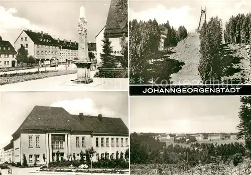 AK / Ansichtskarte Johanngeorgenstadt Skischanze Kulturhaus  Kat. Johanngeorgenstadt