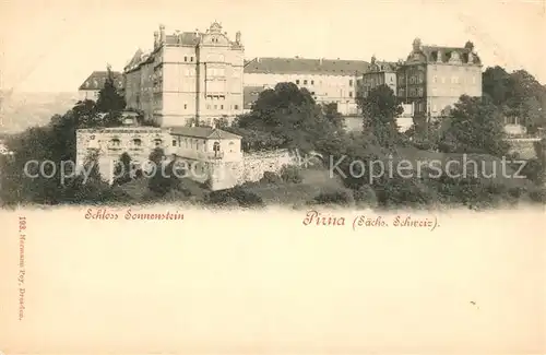 AK / Ansichtskarte Pirna Schloss Sonnenstein Kat. Pirna