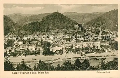 AK / Ansichtskarte Bad Schandau Gesamtansicht Kat. Bad Schandau