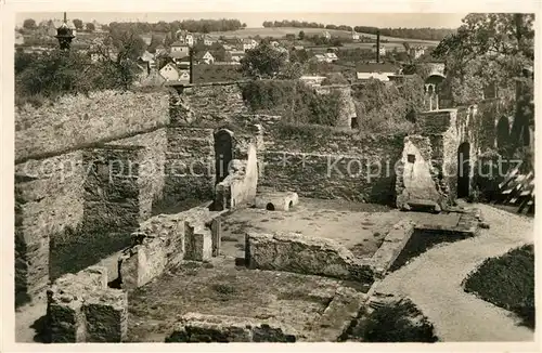 AK / Ansichtskarte Eger Tschechien Kaiserburg Burgruine