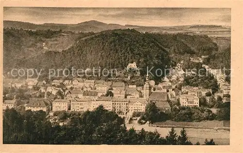 AK / Ansichtskarte Bad Schandau Panorama Blick ins Kirnitzschtal Kat. Bad Schandau