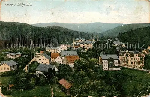 AK / Ansichtskarte Eichwald Tschechien Blick ueber den Kurort Kat. Dubi