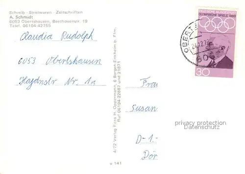 AK / Ansichtskarte Obertshausen Teilansichten Kat. Obertshausen