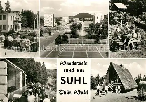 AK / Ansichtskarte Suhl Thueringer Wald Ferienheim Waldfrieden Rennsteig Bergbaude Adlersberg Kat. Suhl