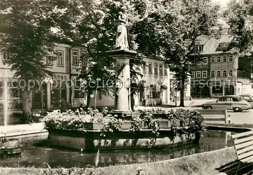 AK / Ansichtskarte Schleusingen Markt HOG Frieden Kat. Schleusingen