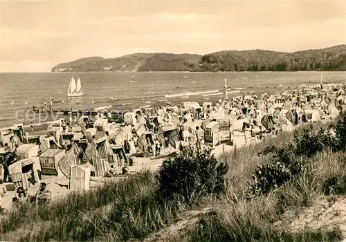 AK / Ansichtskarte Binz Ruegen Strand Kat. Binz