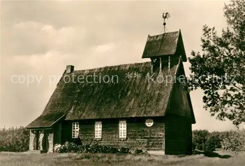 AK / Ansichtskarte Born Darss Rohrdachkirche Kat. Born Darss