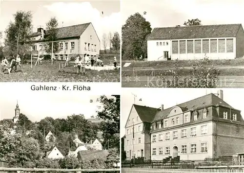 AK / Ansichtskarte Gahlenz Kindergarten Sporthalle Oberschule Kat. Gahlenz