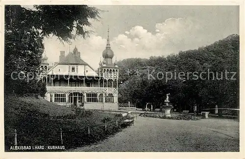 AK / Ansichtskarte Alexisbad Harz Kurhaus Kat. Harzgerode