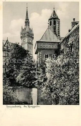 AK / Ansichtskarte Braunschweig Burggraben Kat. Braunschweig