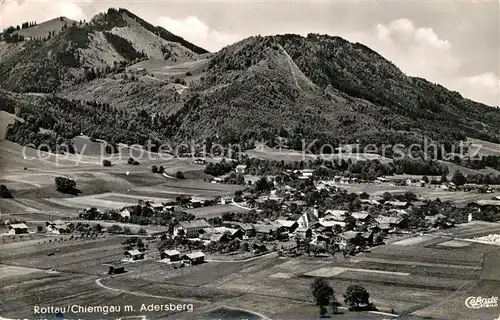 AK / Ansichtskarte Rottau Chiemgau Fliegeraufnahme Adersberg Kat. Grassau