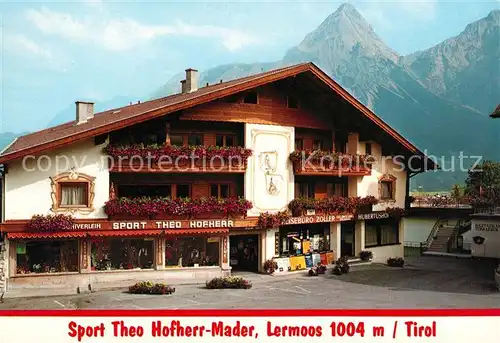 AK / Ansichtskarte Lermoos Tirol Sport Theo Hofherr Mader Kat. Lermoos