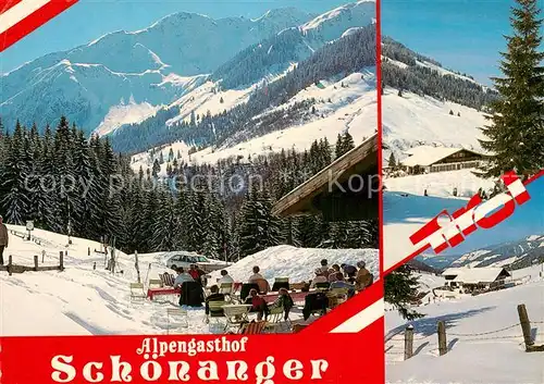 AK / Ansichtskarte Auffach Alpengasthof Schoenanger Kat. Wildschoenau