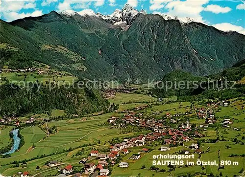 AK / Ansichtskarte Sautens Au oetz Fliegeraufnahme Kat. Sautens oetztal