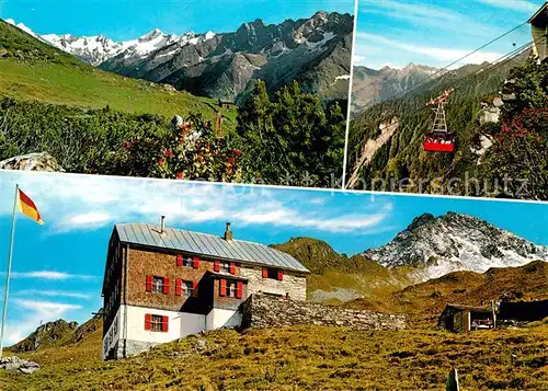 AK / Ansichtskarte Edelhuette Ahornspitze Ahornbahn Brandbergkolm Kat. Mayrhofen
