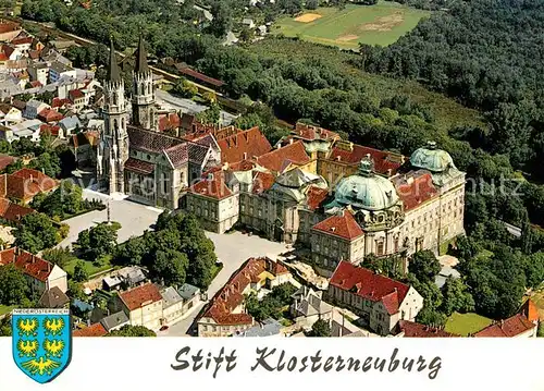 AK / Ansichtskarte Klosterneuburg Stift Klosterneuburg Fliegeraufnahme Kat. Klosterneuburg