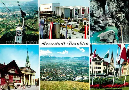 AK / Ansichtskarte Dornbirn Vorarlberg Seilbahn Ortsansichten  Kat. Dornbirn