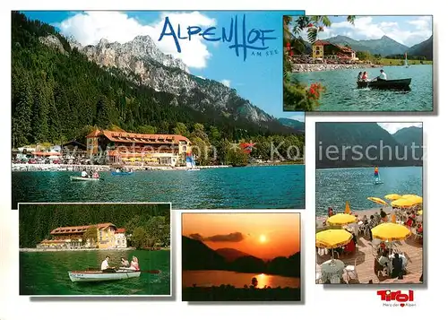 AK / Ansichtskarte Haller Tirol Hotel Alpenhof am See  Kat. Haller am Haldensee Tannheimer Tal