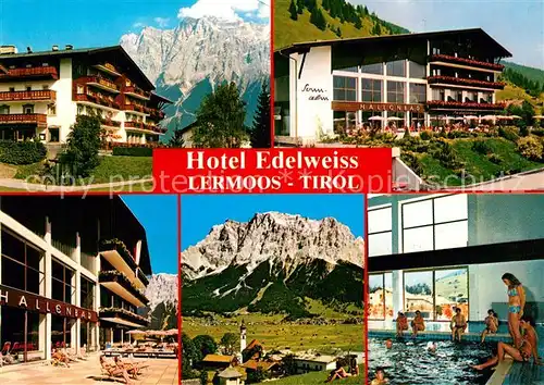 AK / Ansichtskarte Lermoos Tirol Hotel Edelweiss Appartement Hotel Sonnalm  Kat. Lermoos