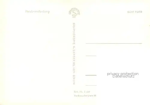 AK / Ansichtskarte Neubrandenburg Panorama Kat. Neubrandenburg