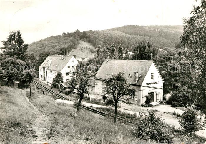 Ak Ansichtskarte Schmiedeberg Dippoldiswalde Friedenskapelle Mit