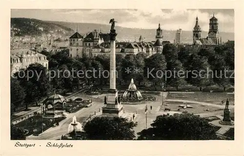 AK / Ansichtskarte Stuttgart Schlossplatz Kat. Stuttgart