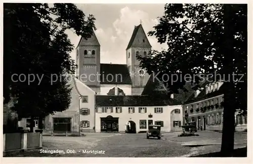 AK / Ansichtskarte Steingaden Oberbayern Marktplatz Kat. Steingaden