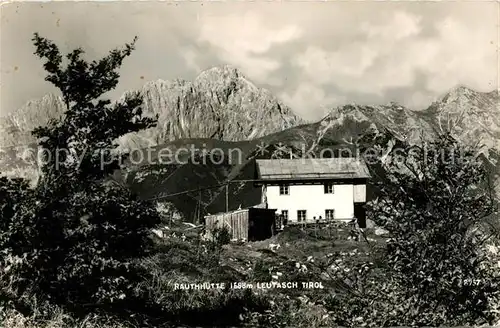 AK / Ansichtskarte Leutasch Rauthhuette Kat. Leutasch Tirol