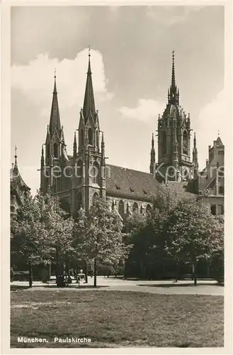 AK / Ansichtskarte Muenchen Paulskirche Kat. Muenchen