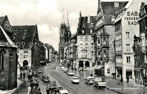 AK / Ansichtskarte Nuernberg Koenigsstrasse Kat. Nuernberg