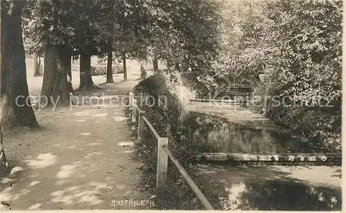 AK / Ansichtskarte Bystrice pod Hostynem Uferpromenade am Fluss Kat. Bistriz am Hostein