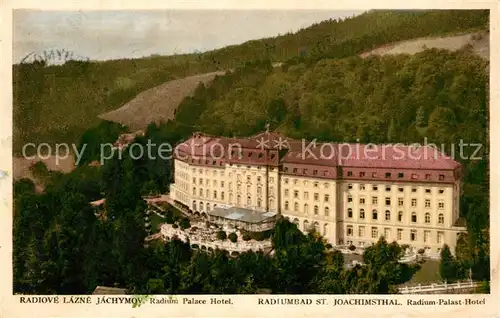 AK / Ansichtskarte St Joachimsthal Jachymov Radium Palast Hotel Radiumbad Kat. Sankt Joachimsthal
