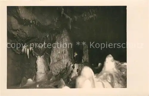 AK / Ansichtskarte Moravsky Kras Ostrovska jeskyne Mooseweldova Hoehle