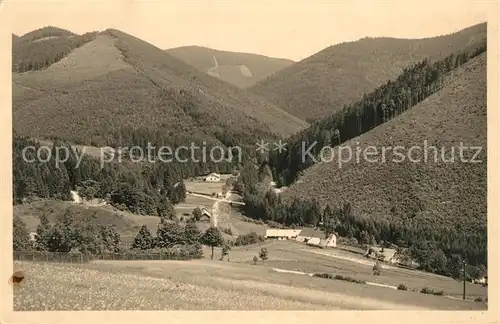 AK / Ansichtskarte Winkelsdorf Kouty nad Desnou Panorama Blick ins Tal der stillen Tess